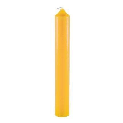 6 Inch Natural Tube Beeswax Candle