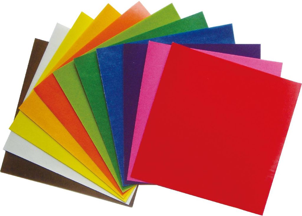 Kite paper 16x16 cm assorted 11 colour 100 sh