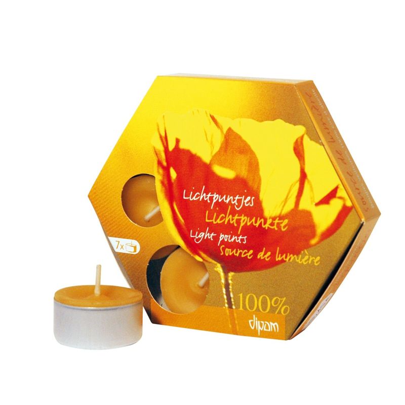 Dipam 7 tealights in aluminium cups