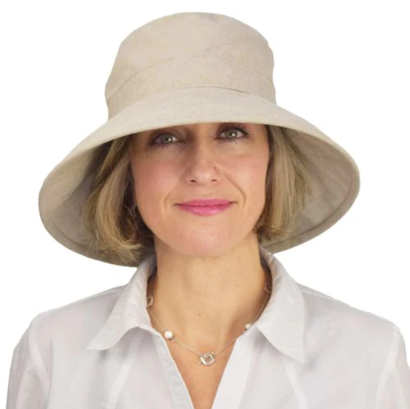 Sun Protection Garden Hat - Clothesline Linen