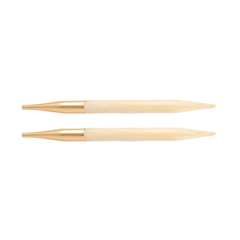 Bamboo Interchangeable Circular Needles without cable Set of 2 