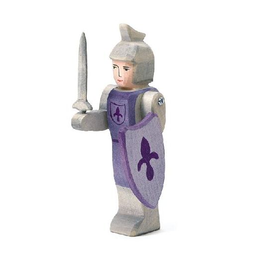 Knight standing blue with sword