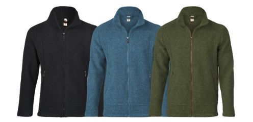 Engel Men‘s jackets, waisted, with zip fastener and pockets with zip