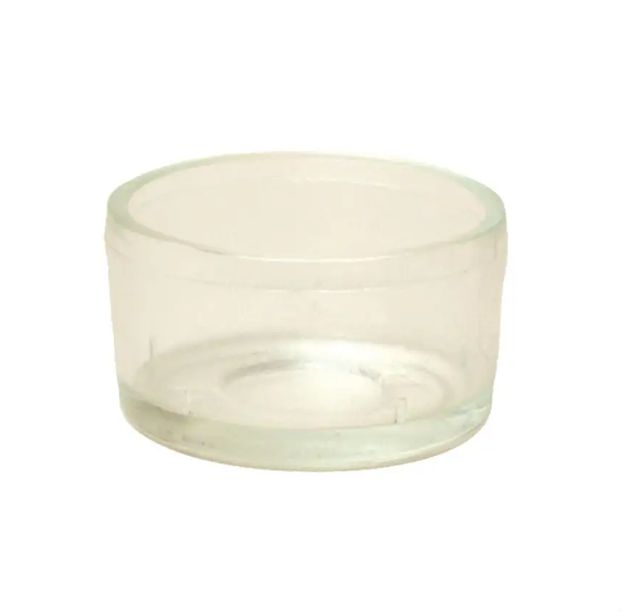 Glass holder for tealight candles