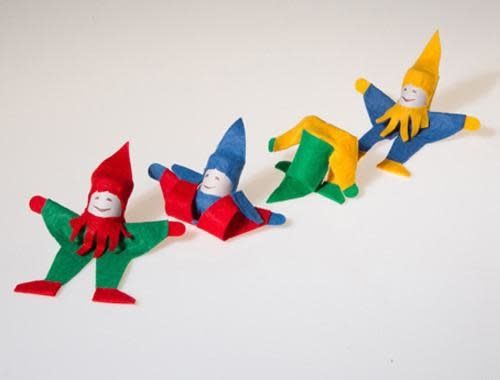 Make Your Own! Tumbling Gnome Kit for 4 gnomes