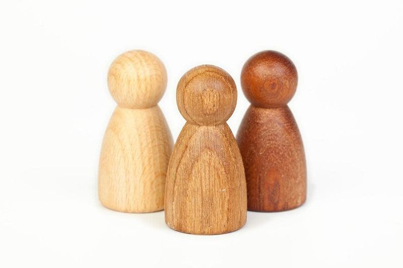 Wood Nins 3 Different Woods 3 pcs (Beech, Oak and Sapeli)
