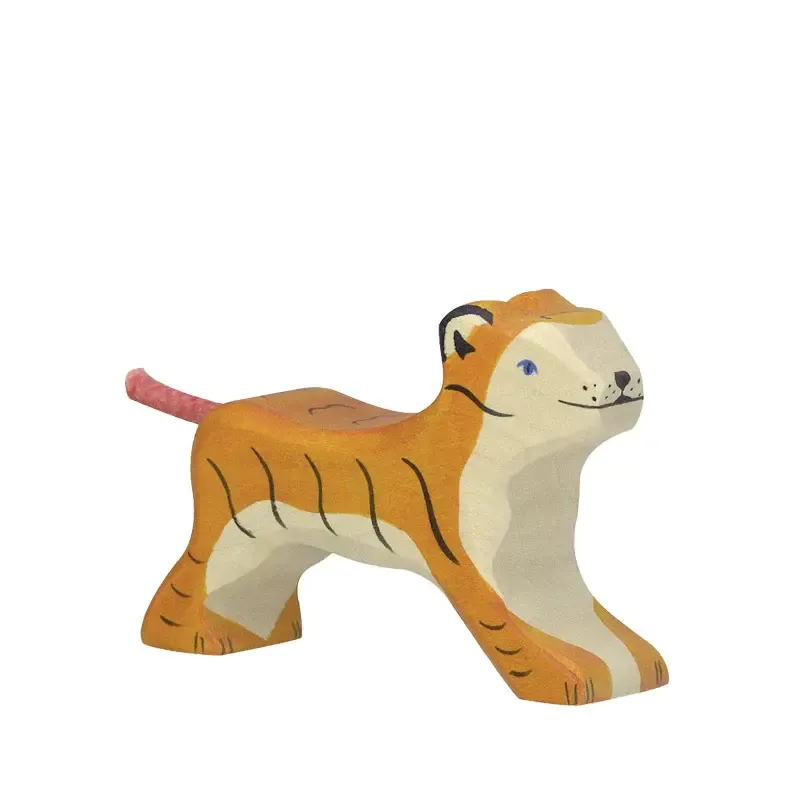 Tiger, small, running