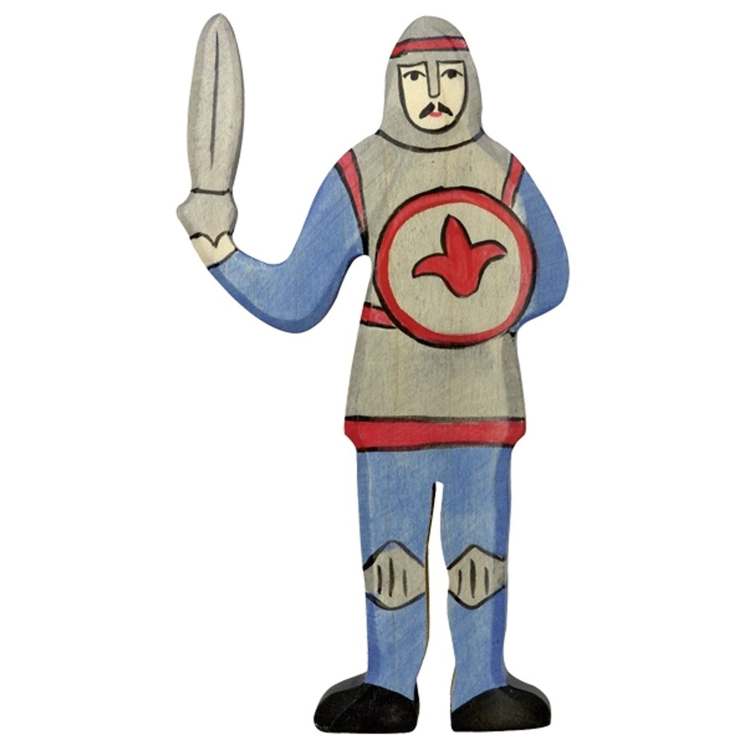 Knight, fighting, blue