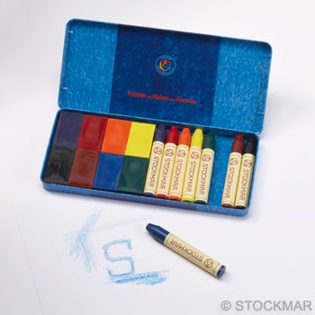 Stockmar combination ass.set 8 blocks / 8 sticks