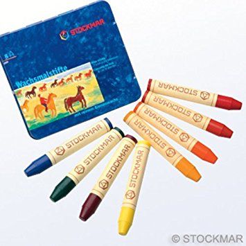 Stockmar stick crayons 8 assorted Waldorf mix