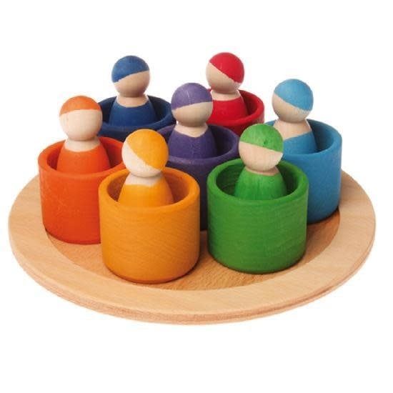 Seven Friends Including Bowls