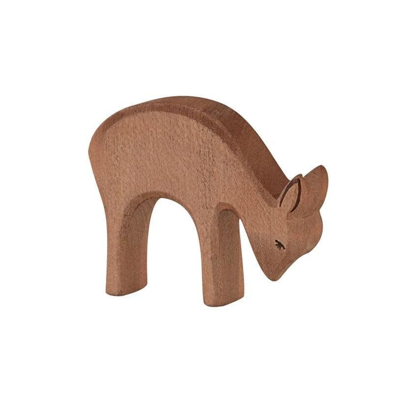 Deer eating