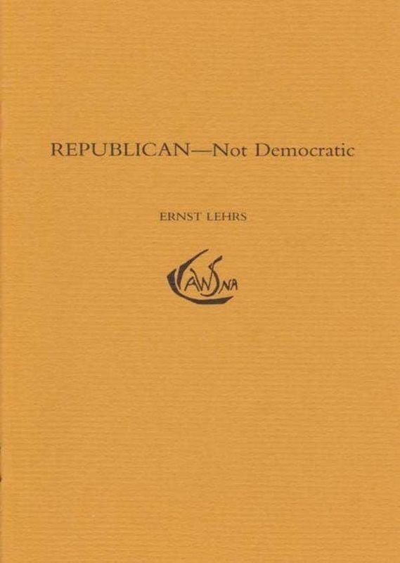 Republican: Not Democratic