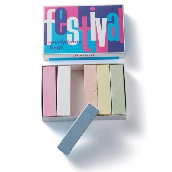 School Yard Chalk - 6 Assorted Colours