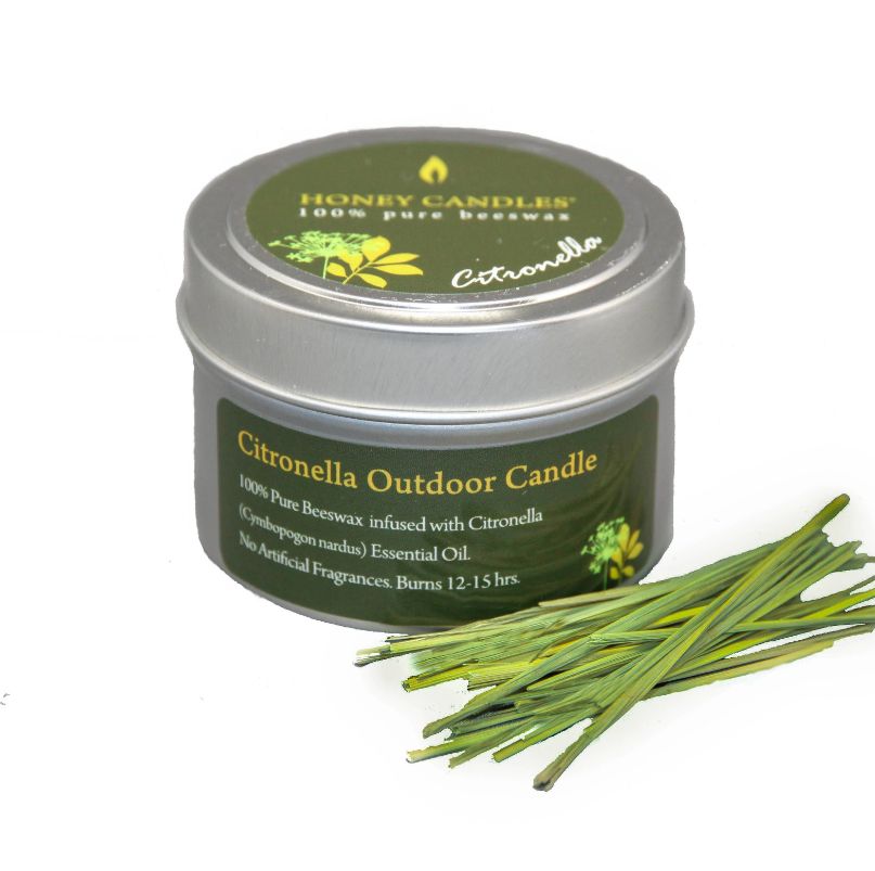 Essential Beeswax Tin - citronella