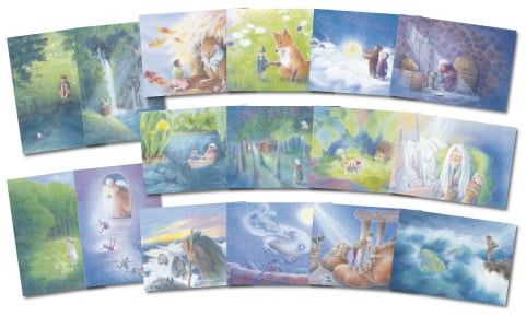 Set of 16 Postcards by Monika Speck