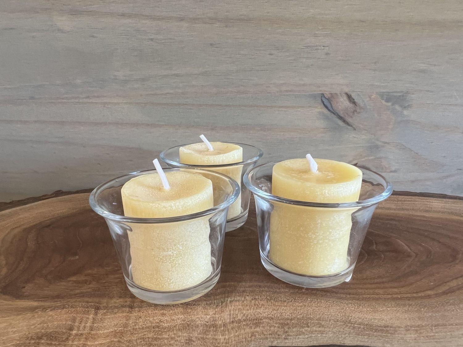 Dipam Glass with Votive Candle Set