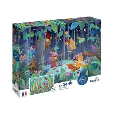 Elves and Fairies Puzzle 2 X 24 pieces 330X230