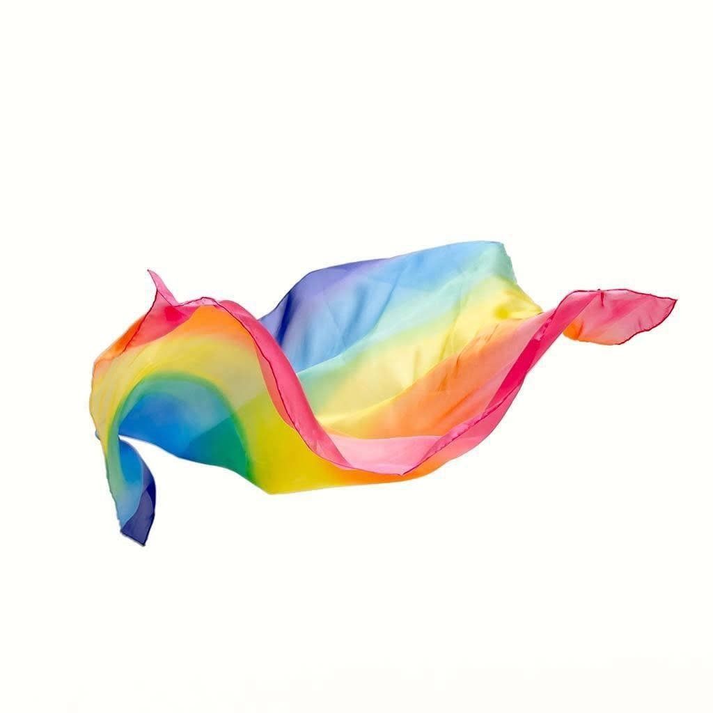 Sarah&#39;s Silks Enchanted Playsilk 90x90cm (35&quot;x35&quot;), Color: rainbow