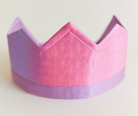 Sarah’s Silks Reversible Crown, Color: Blossom