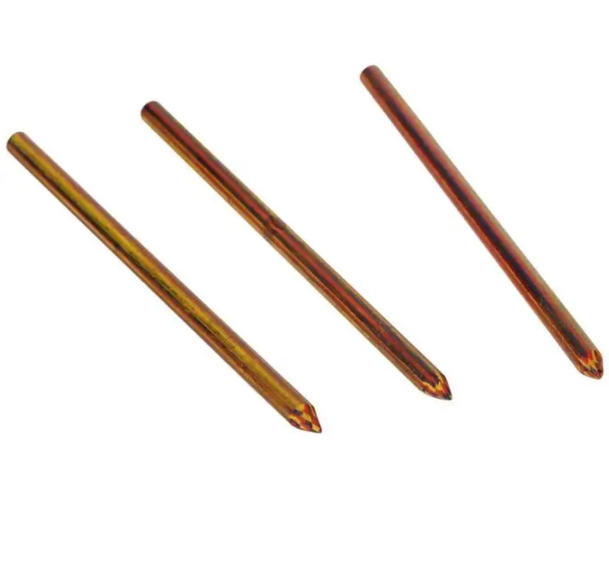 Graphite / Charcoal leads assorted 6pcs, Color: multi-coloured