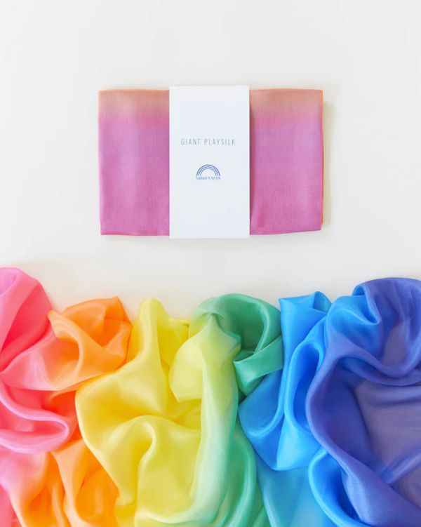 Giant Playsilk 70&quot;x35&quot;, Color: Rainbow