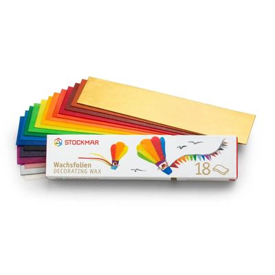 Stockmar decorating wax small 18 colours assorted