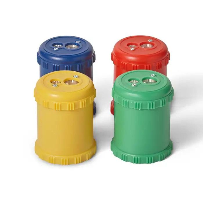 Dual Pencil Sharpener for coloured giants, Color: red