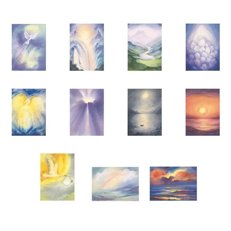 Postcard Set of 11 - Light and Mysticism assortment