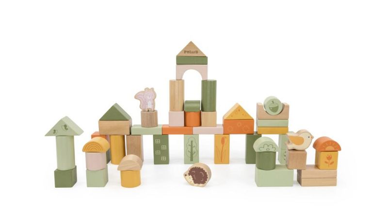 Bloques de madera (50 piezas)