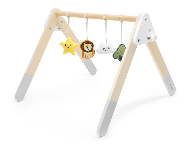 Gimnasio bebe madera