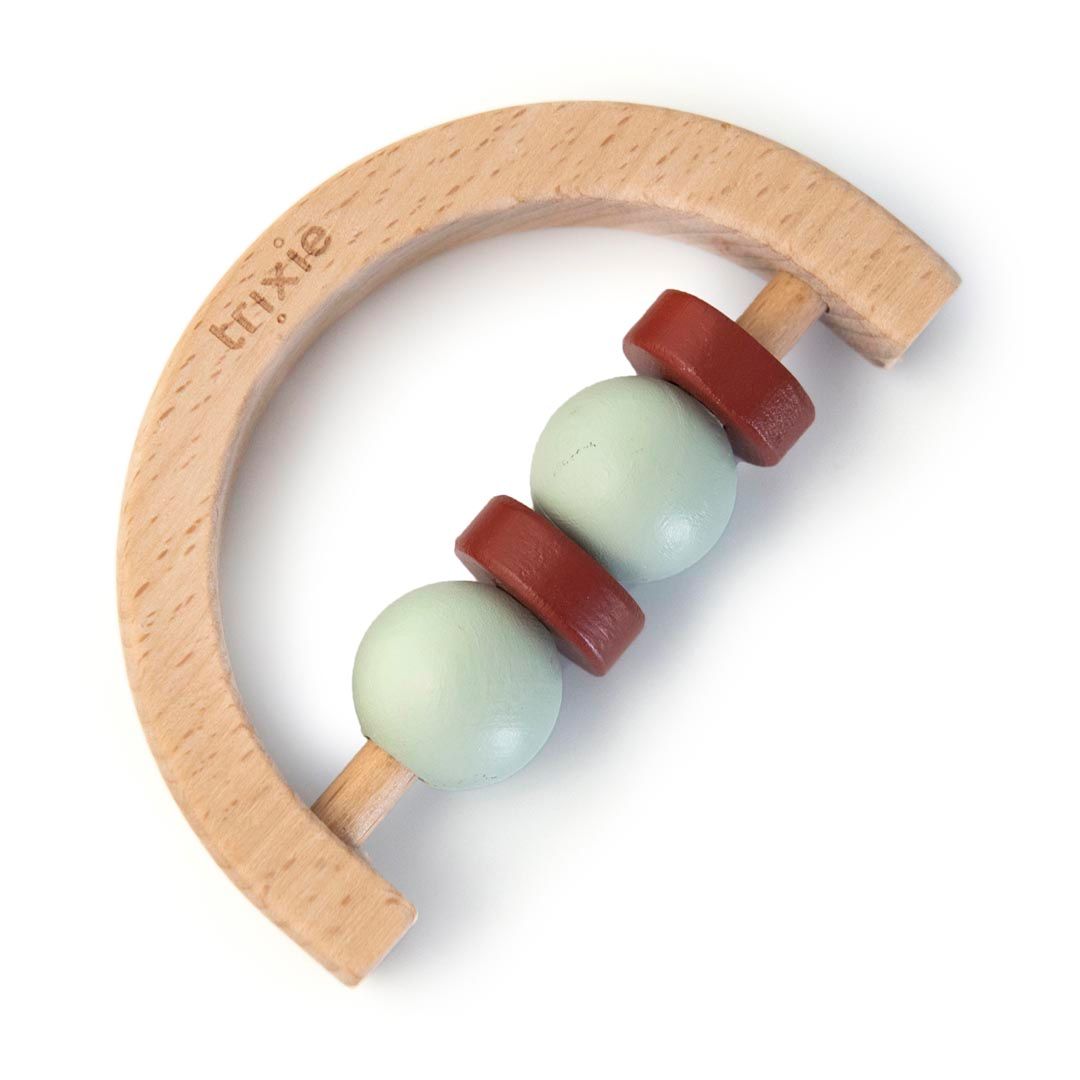 Sonajero semicírculo de madera - MINT RUST