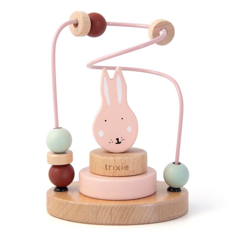 Laberinto de cuentas de madera - MRS. RABBIT