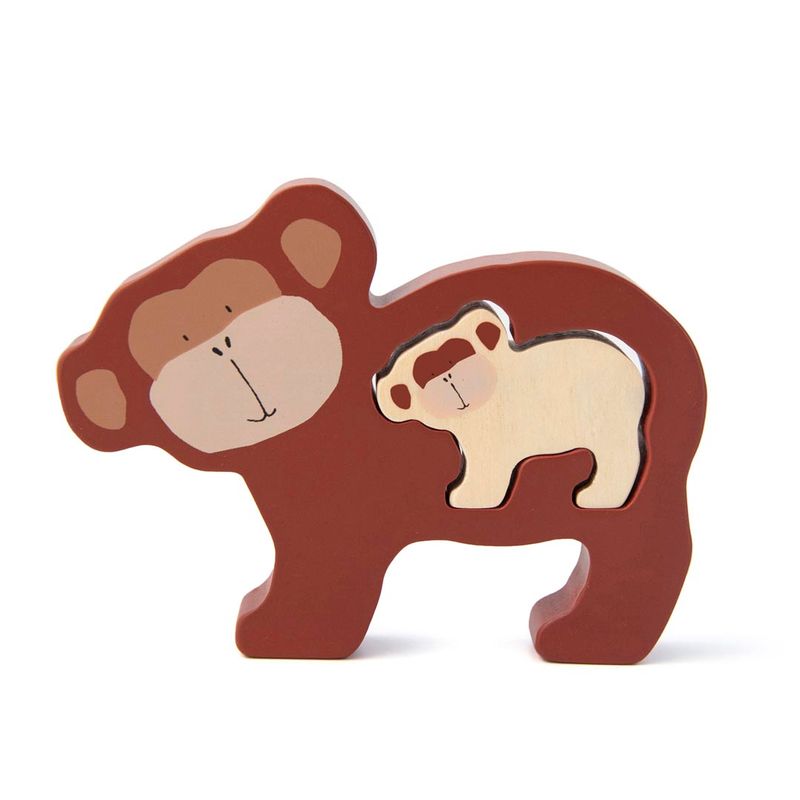 Puzzle bebé de madera - MR. MONKEY
