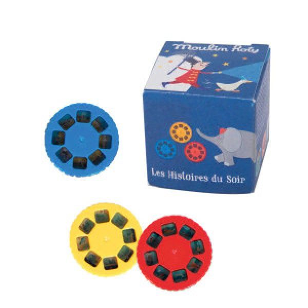 Box de 3 discos para la linterna de cuentos Moulin Roty