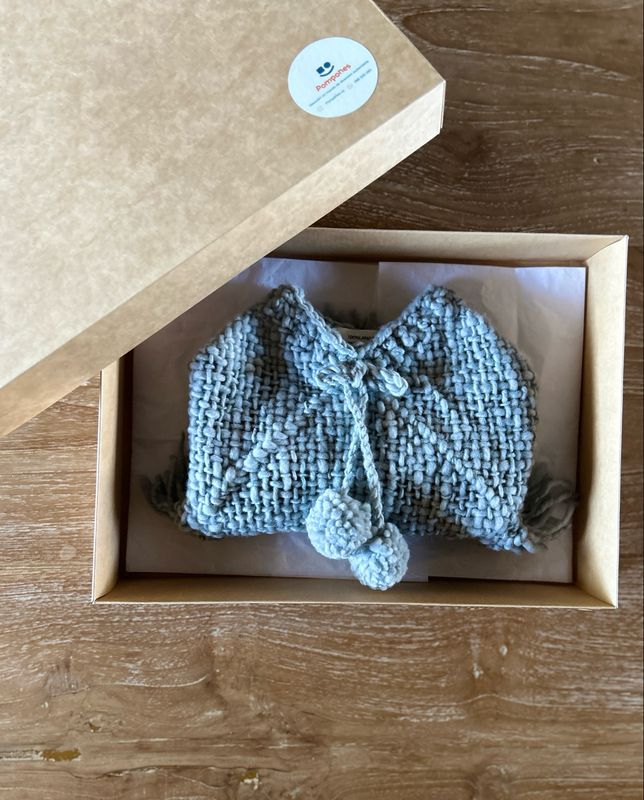 Poncho de lana merino