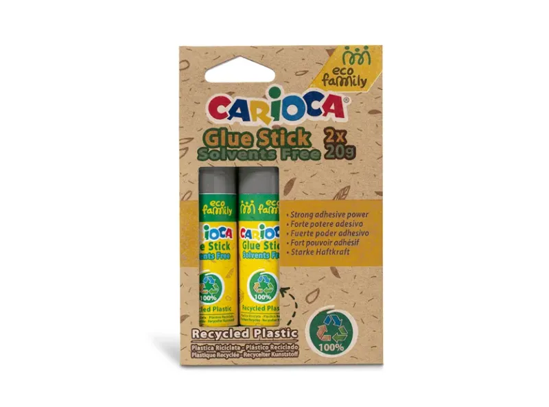 Adhesivo en barra Carioca línea Eco Blister x 2 unidades