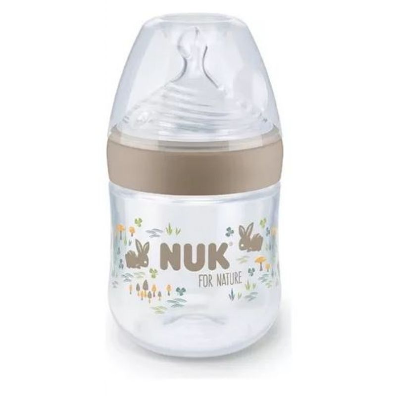 Biberón 150ml Nuk for Nature con tetina orificios small size