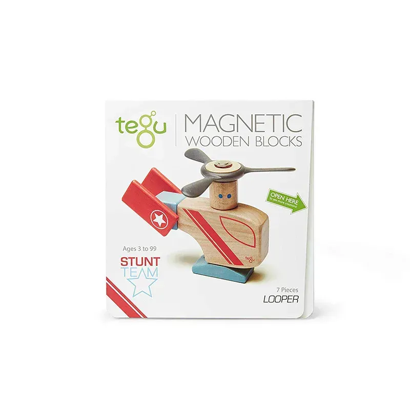 Bloques magneticos de madera - Looper