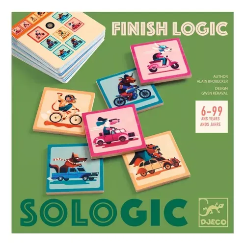 Juego de lógica Djeco -  Finish Logic Sologic