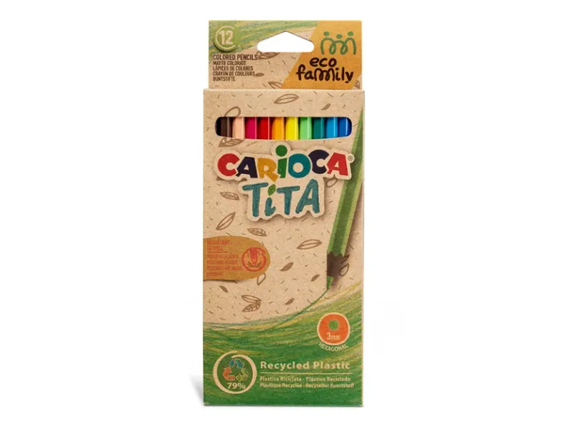 Lápices de colores Carioca línea Eco x 12