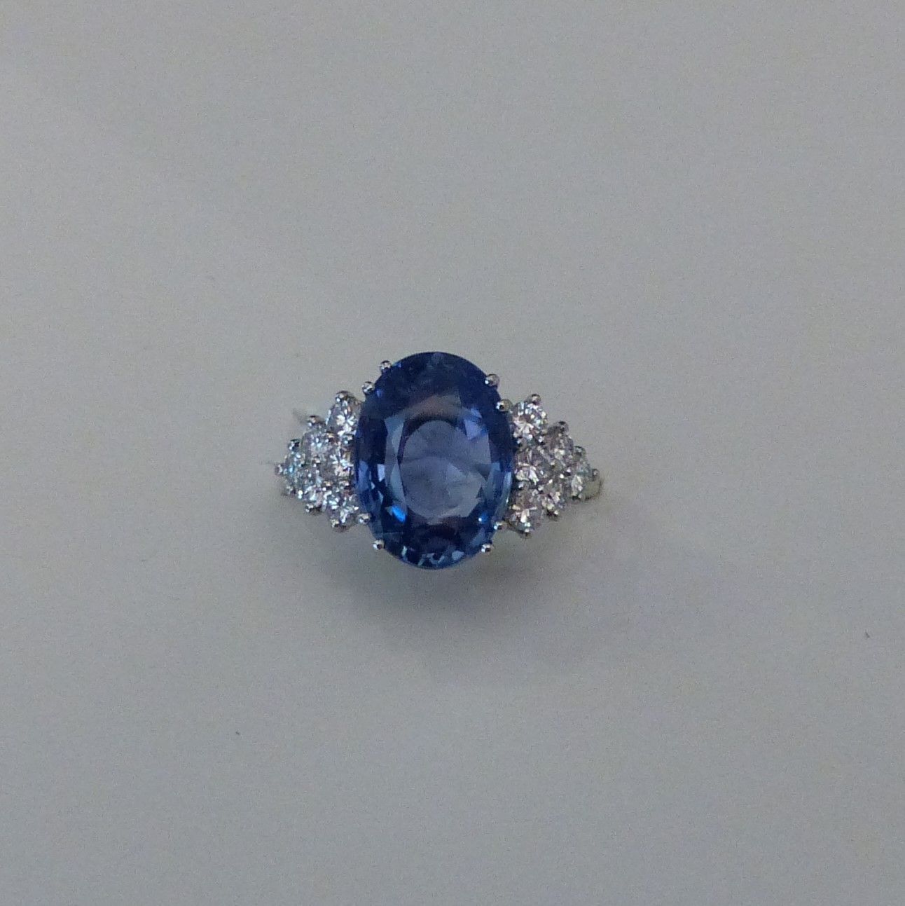 Bague Saphir diamants