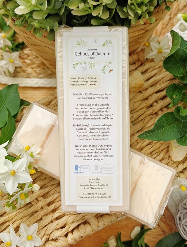 "Echoes of Jasmin" - Duftmelts 4er-Tafel Set