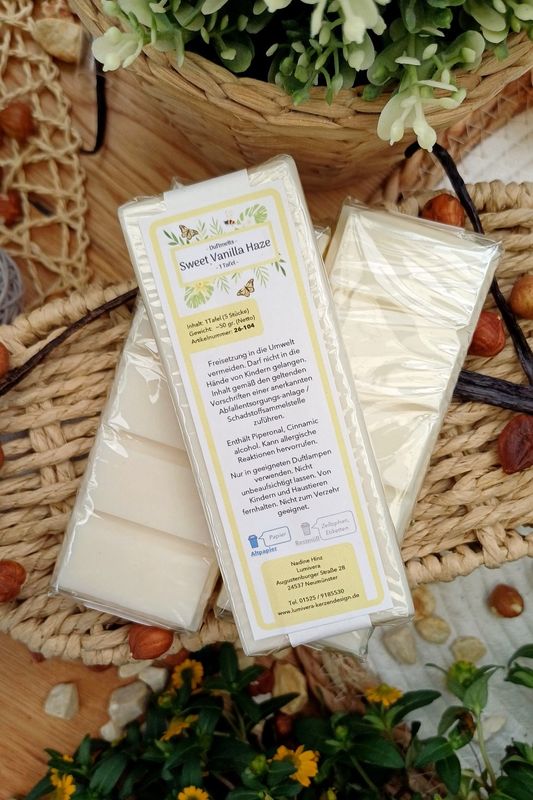 "Sweet Vanilla Haze" - Duftmelt Tafeln