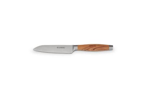 Cuchillo santoku 18 cm Le Creuset – mango de madera de olivo