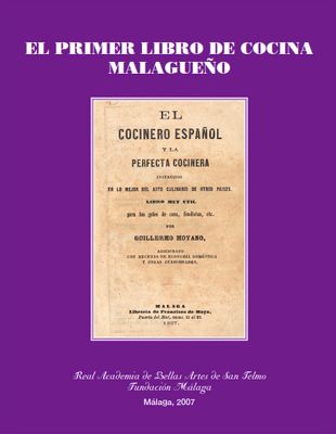 El primer libro de cocina malagueño