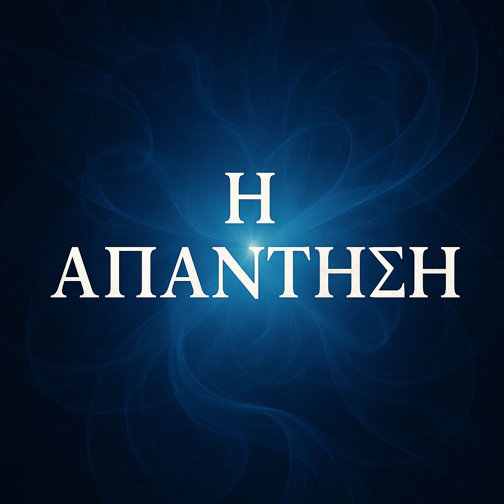 Η ΑΠΑΝΤΗΣΗ