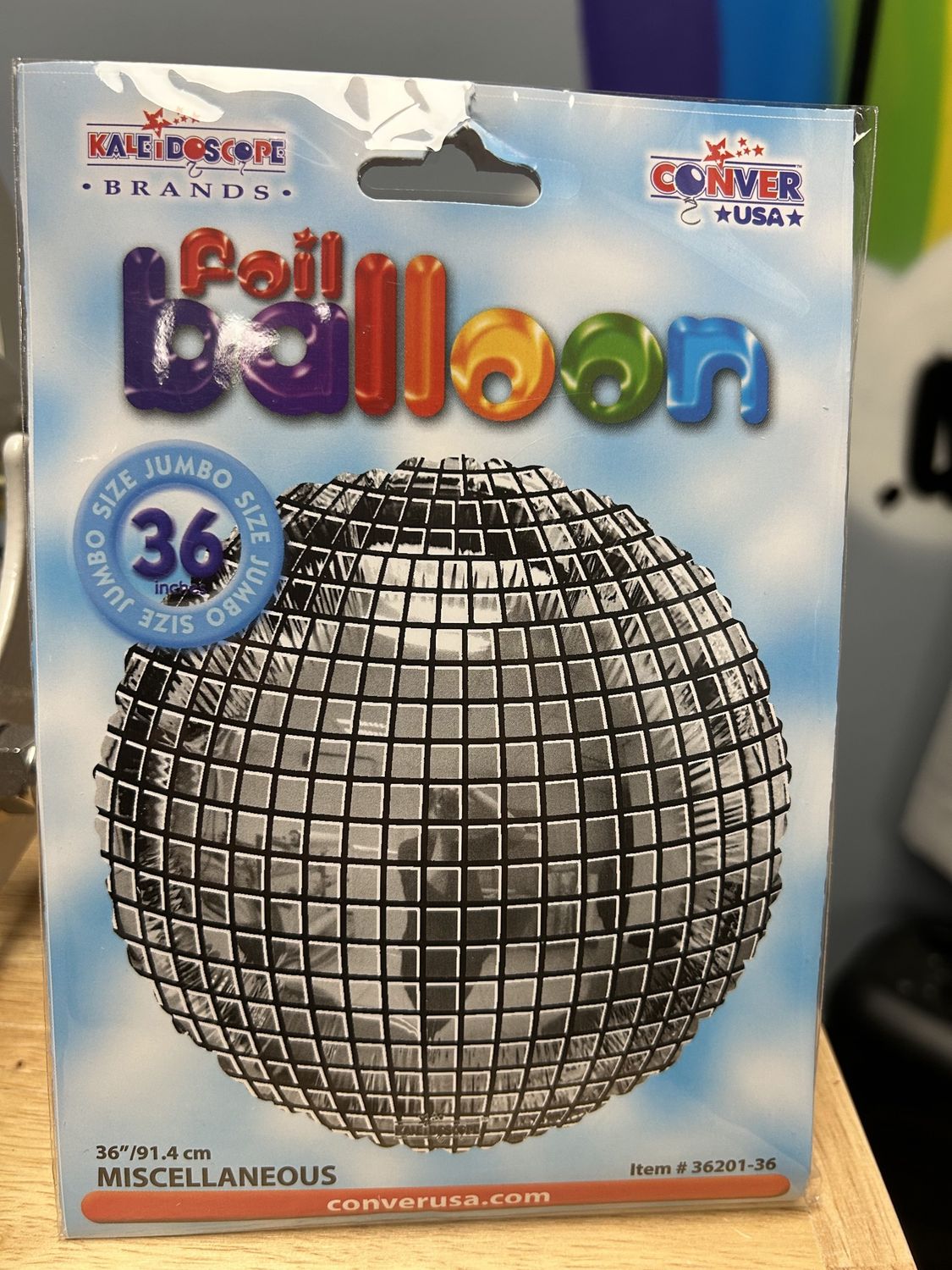 Disco ball balloon
