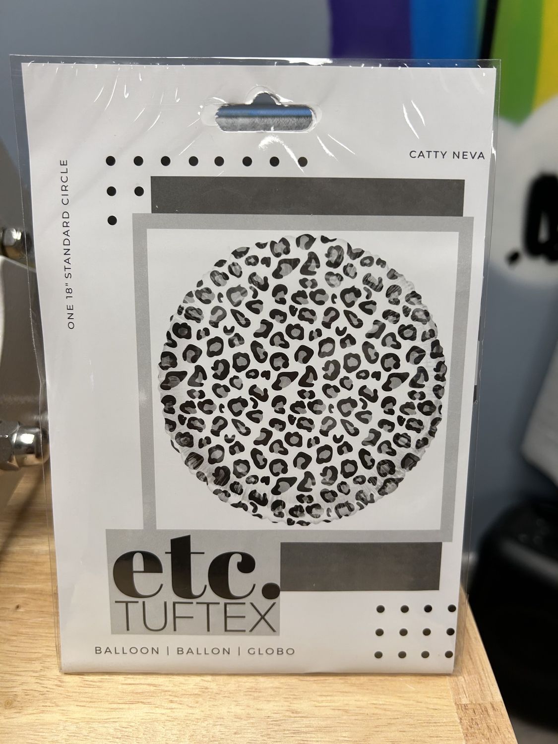 Leopard print balloon