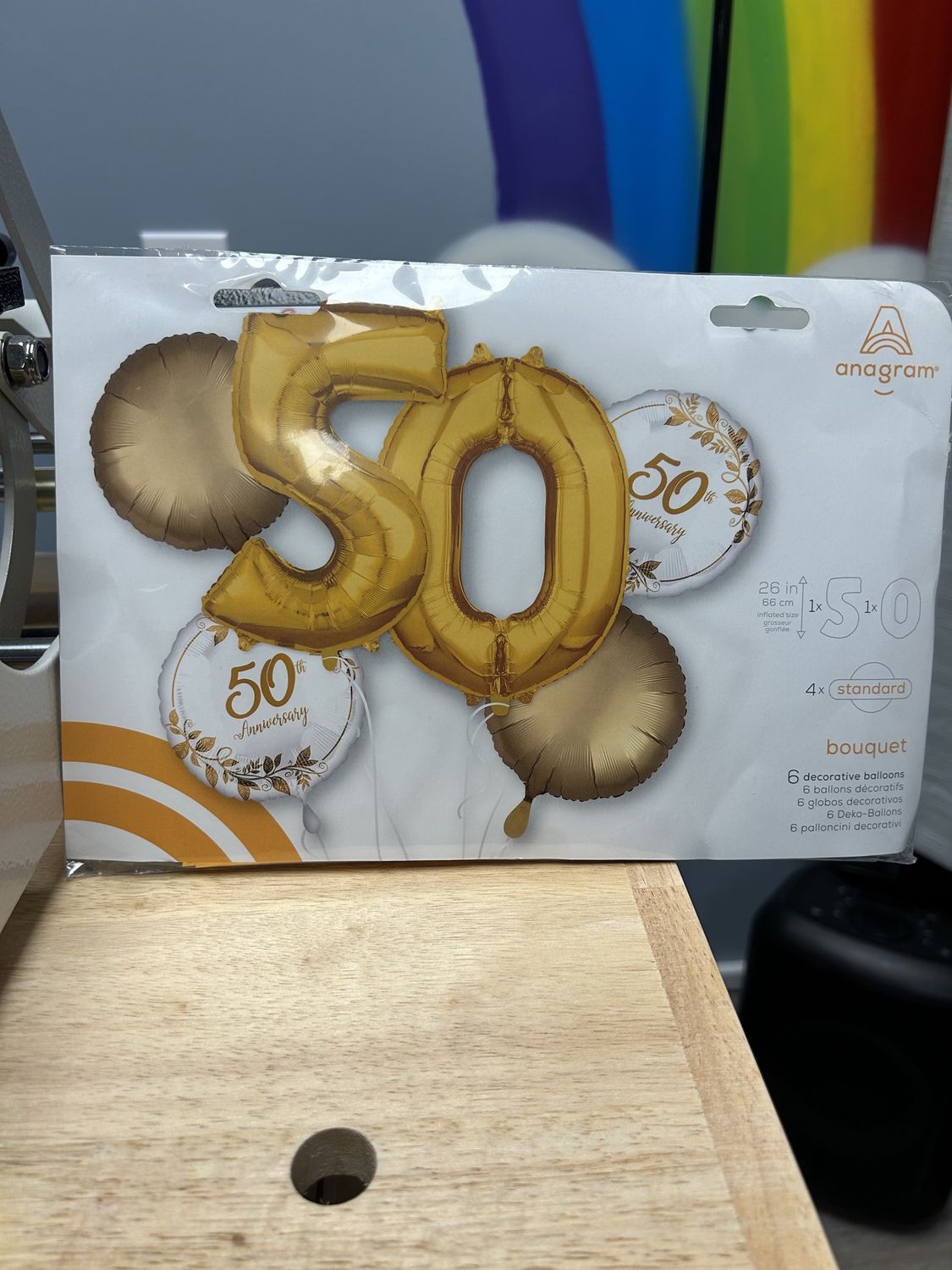 Anniversary balloon bouquet